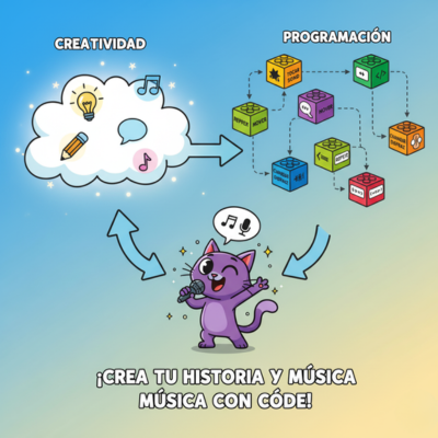شاهد كيف يبرمج الأطفال الموسيقى بسهولة باستخدام الأوامر البرمجية المرئية. اكتشف جانب البرمجة السمعي وكيف يمكنها تعزيز الإبداع الفني والتقني في آن واحد.